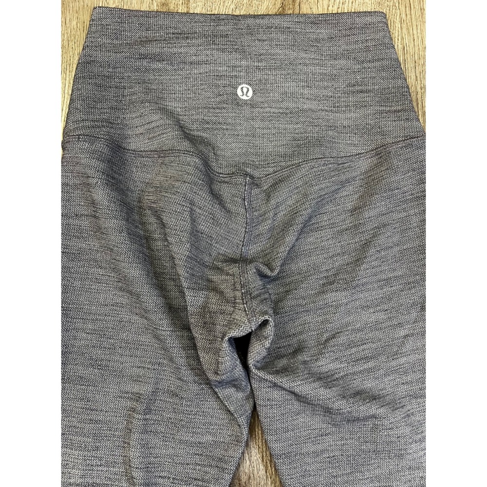 Lululemon Align High-Rise Pant 25" Size 4 Heathered Gray Space Dye Nulu Leggings